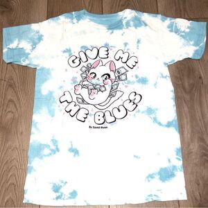 NIP By Samii Ryan Give Me The Money Lucky Cat Tie Dye‎ T-Shirt Size Small